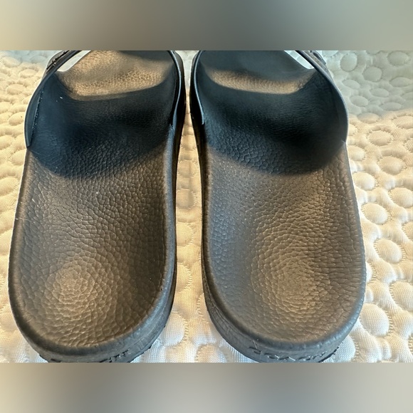 Coach Leatherware Men’s Rexy & Carriage Black Logo Slides Sandals Size 9 D - Picture 7 of 11